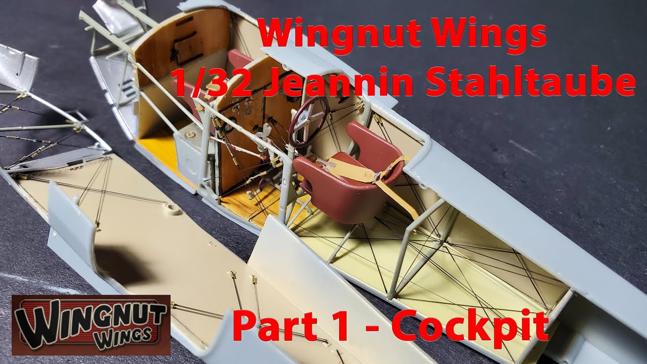Wingnut Wings 1/32 Жаннен Штальтаубе, Часть 1 &mdash; Кабина