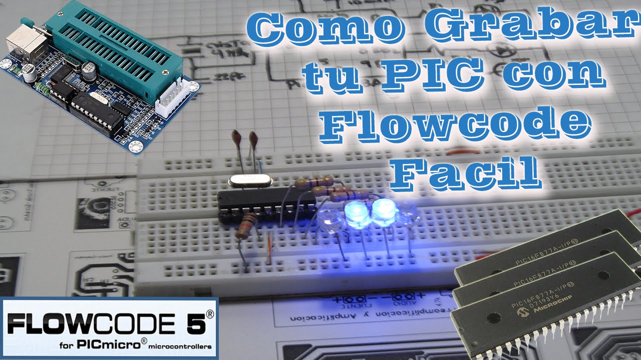 Grabar PIC de forma fácil con K150 y Flowcode