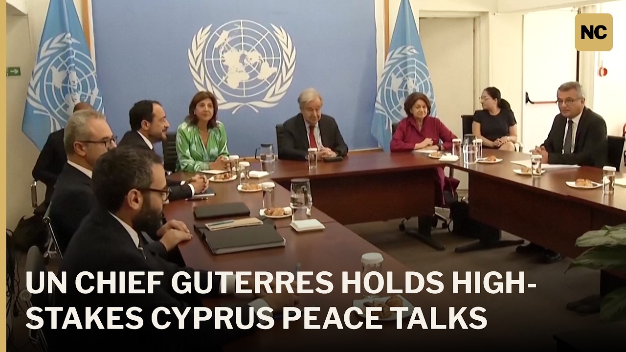 UN Chief Guterres Holds High-Stakes Cyprus Peace Talks | AC1S