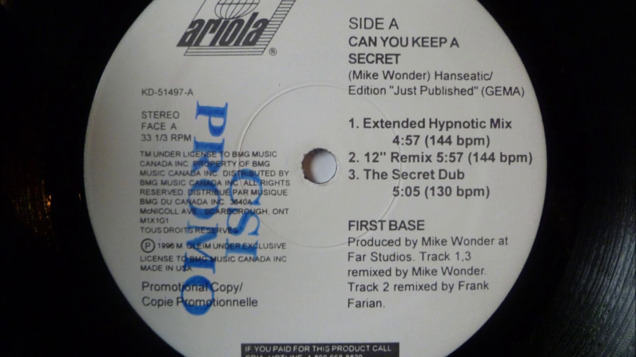 First Base - Can You Keep A Secret