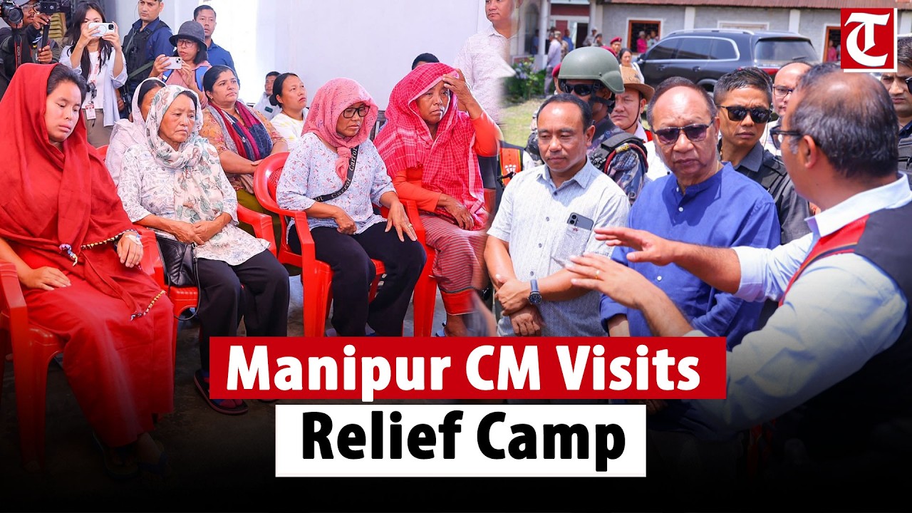 Manipur CM visits Naga relief camp, assures action to trace six missing men soon