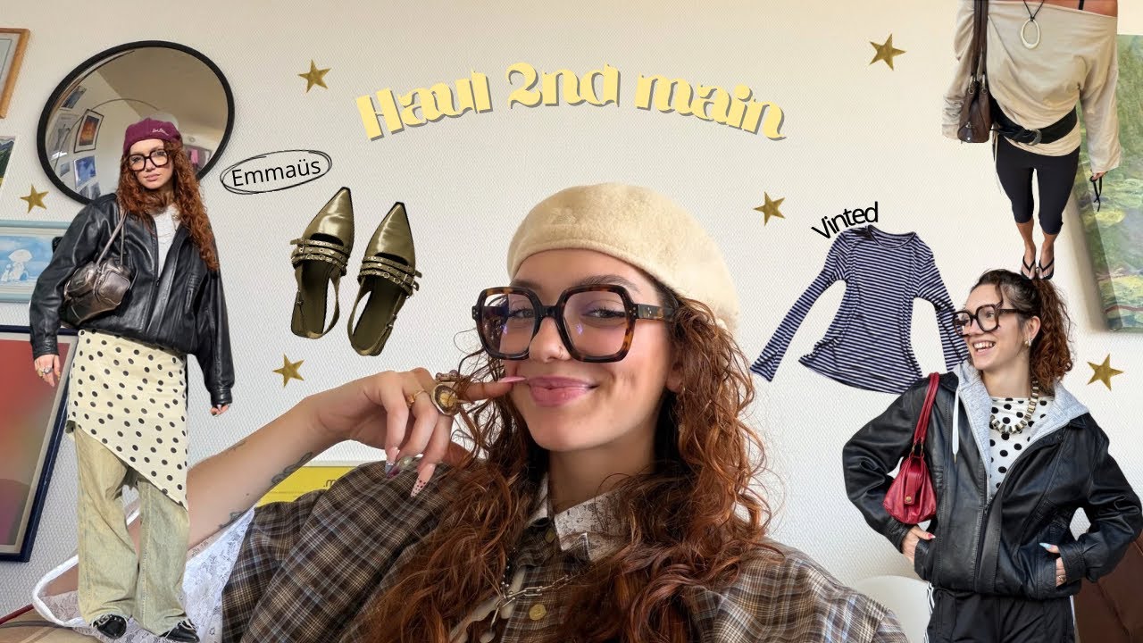 HAUL DE PRINTEMPS 100% SECONDE-MAIN (friperies, Emma&uuml;s & vinted) 🧚🏻&zwj;♀️🩰🌟