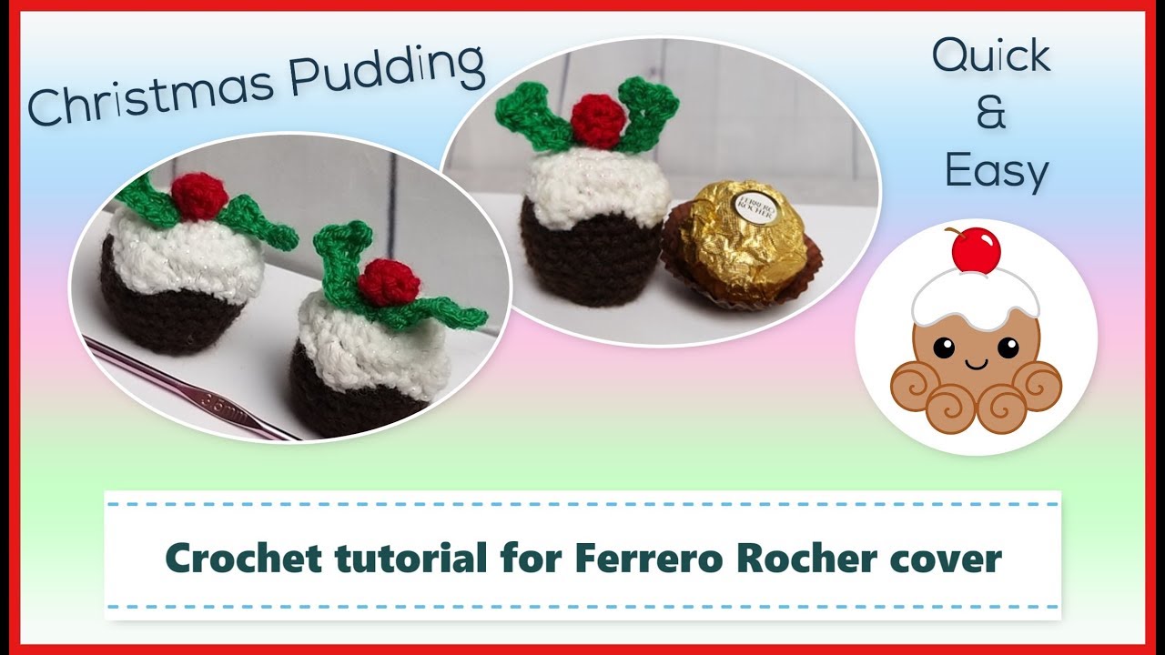 #Урок #вязаниякрючком для чехла для шоколадки #ferrerorocher
