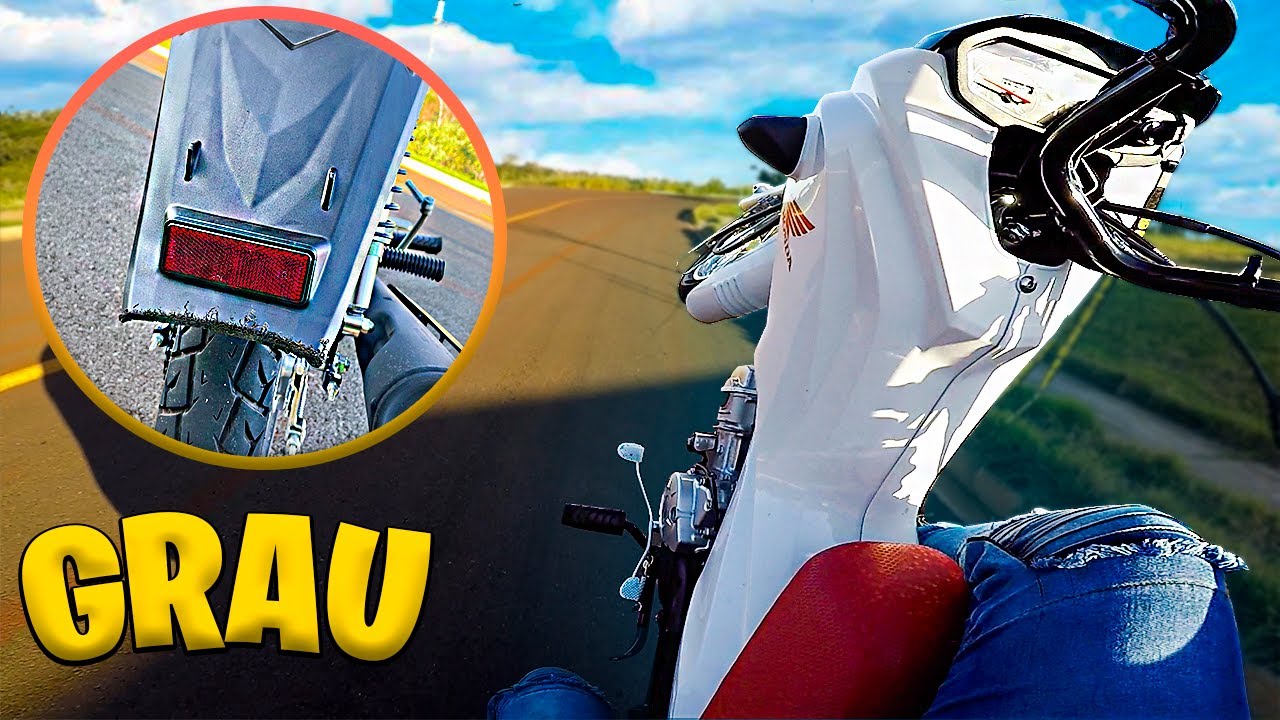 RALEI TUDO A RABETA DA MINHA MOTO NOVA - POP 110