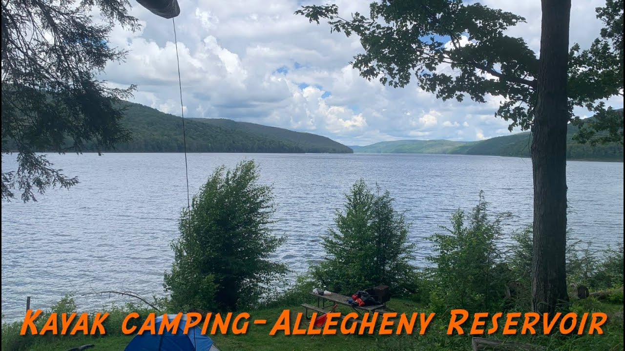 Kayak-camping Allegheny Reservoir