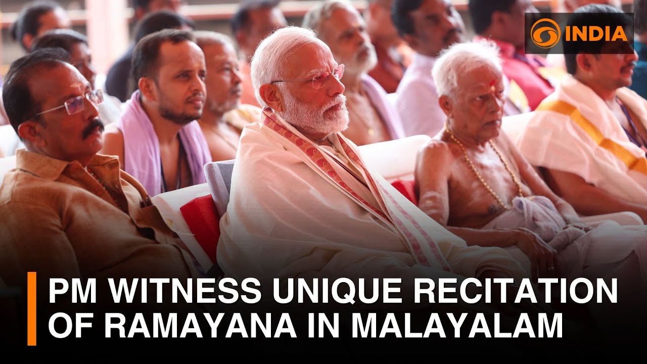PM witness unique recitation of Ramayana in Malayalam | DD India News Hour