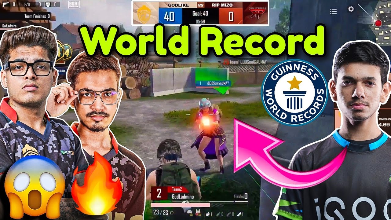 🇮🇳 Godlike New World Record 40-0 TDM🔥👑 SouL vs GodL 2v2🚀🚀