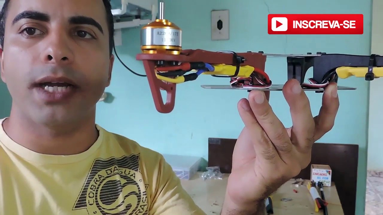 Como montar um drone barato