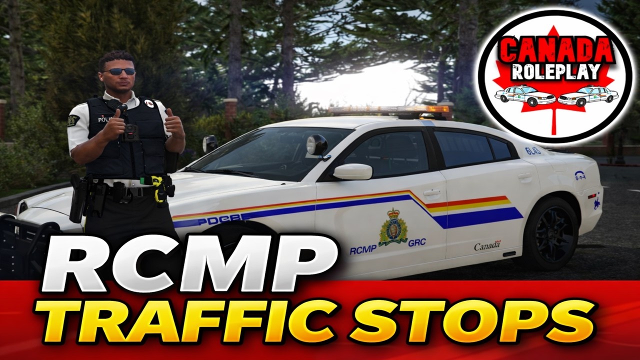 RCMP Officer on Duty 🚔 | Traffic Stops & Patrol (Canada RP)
