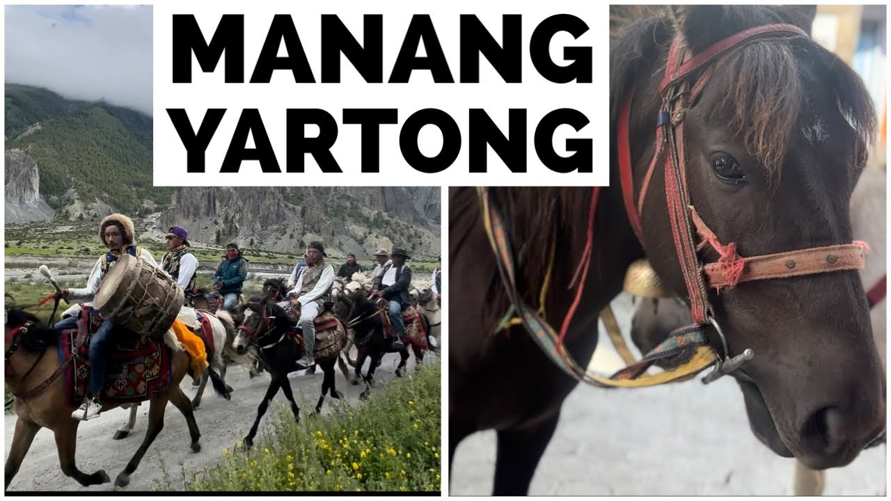 Manang Yartong Festival | Horse Racing | Yartong Festival | Nepal | Himalaya Festival | #viralvideo