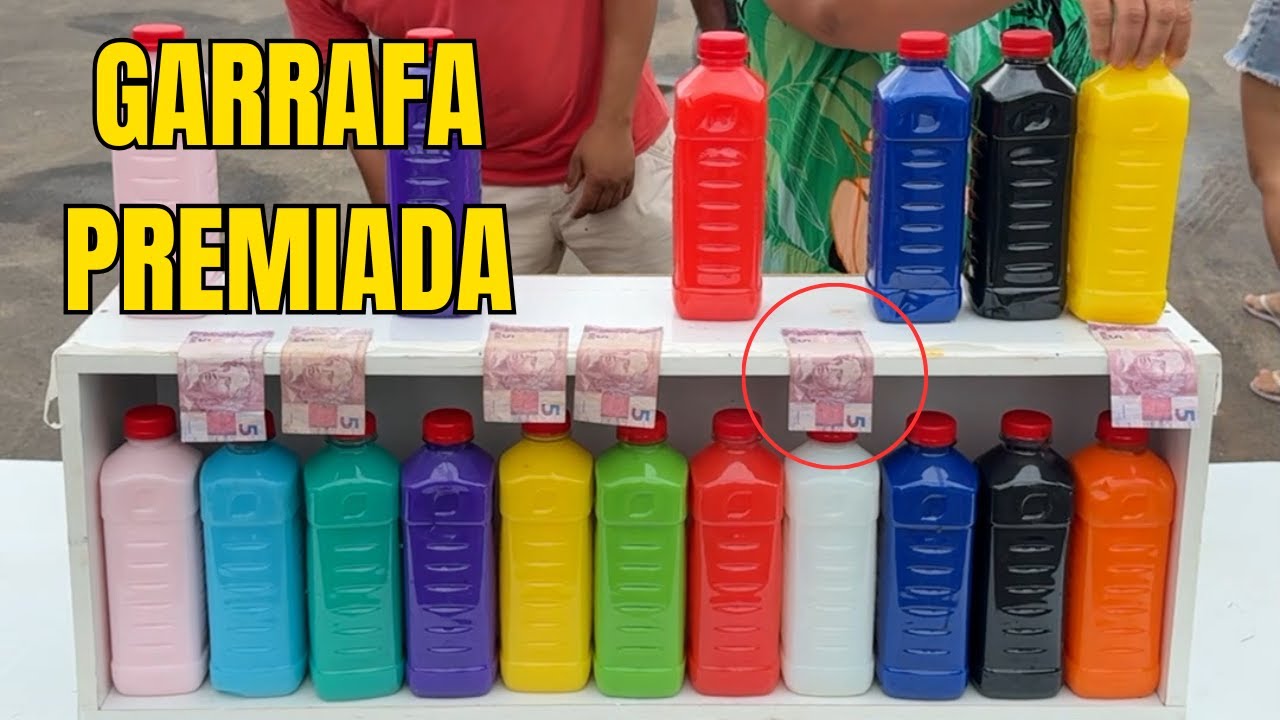 Ganhe 5 reais ou mais no jogo da garrafa