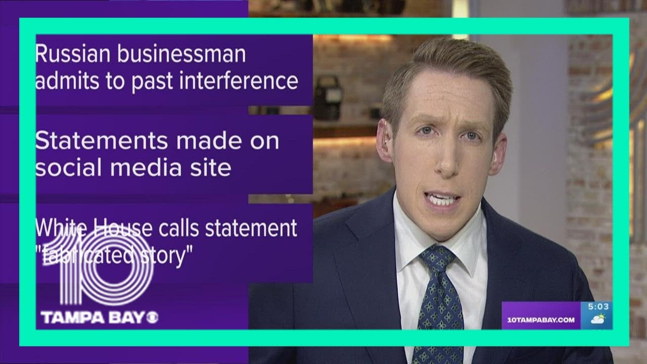 'Putin's chef' admits to interfering in U.S. elections