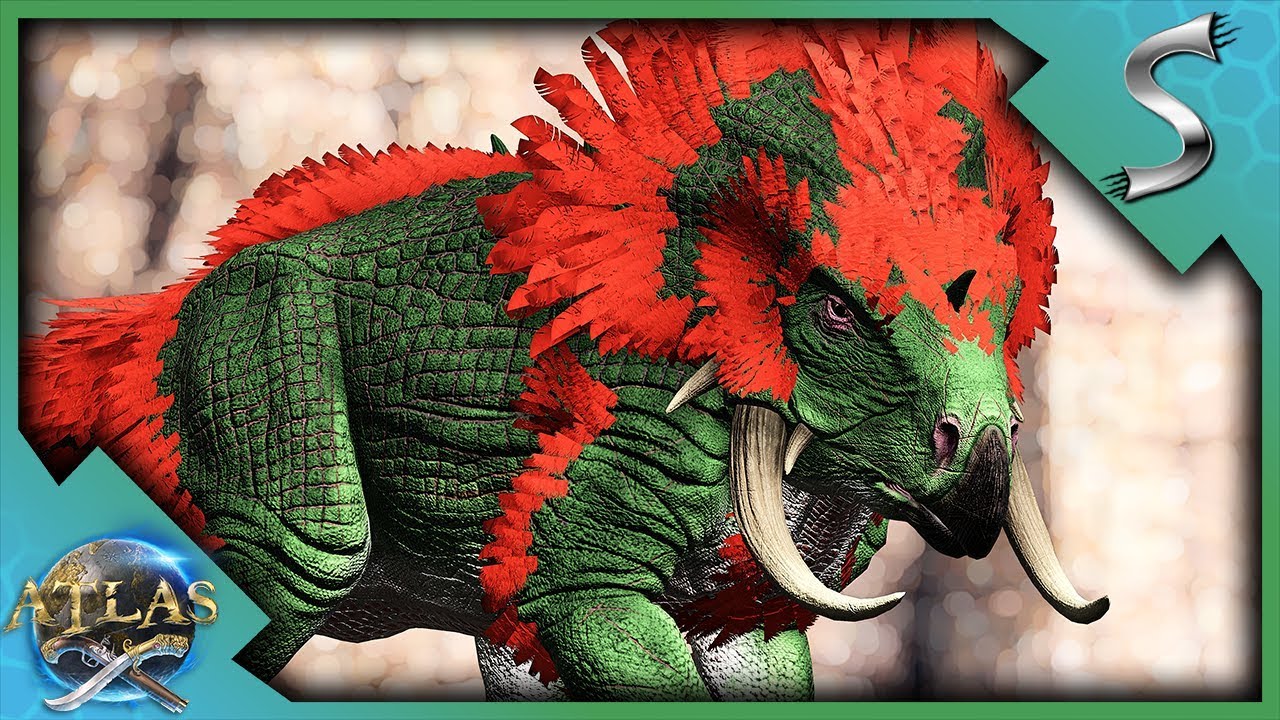ATLAS HAS DINOSAURS? TAMING A PACK OF SHIELDHORNS! - Atlas Adventures [E16]