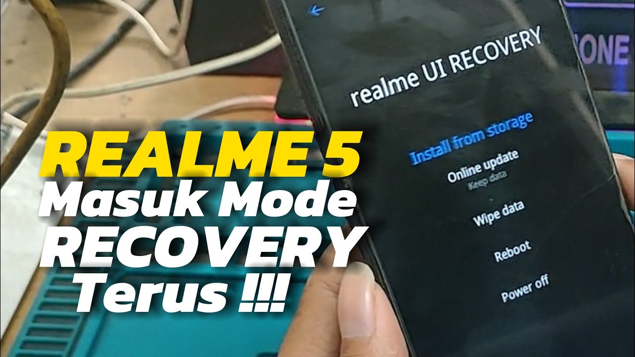 CARA ATASI  REALME 5 Stuck di Recovery Mode ||  ternyata ini penyebabnya cukup 5K