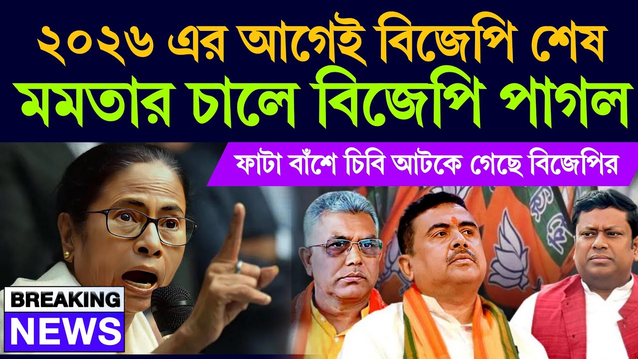 26 এর আগেই বিজেপির শেষ | ফাটা বাঁশে চিবি আটকে গেছে বিজেপি শুভেন্দুর  #2026election #mamata #suvendu