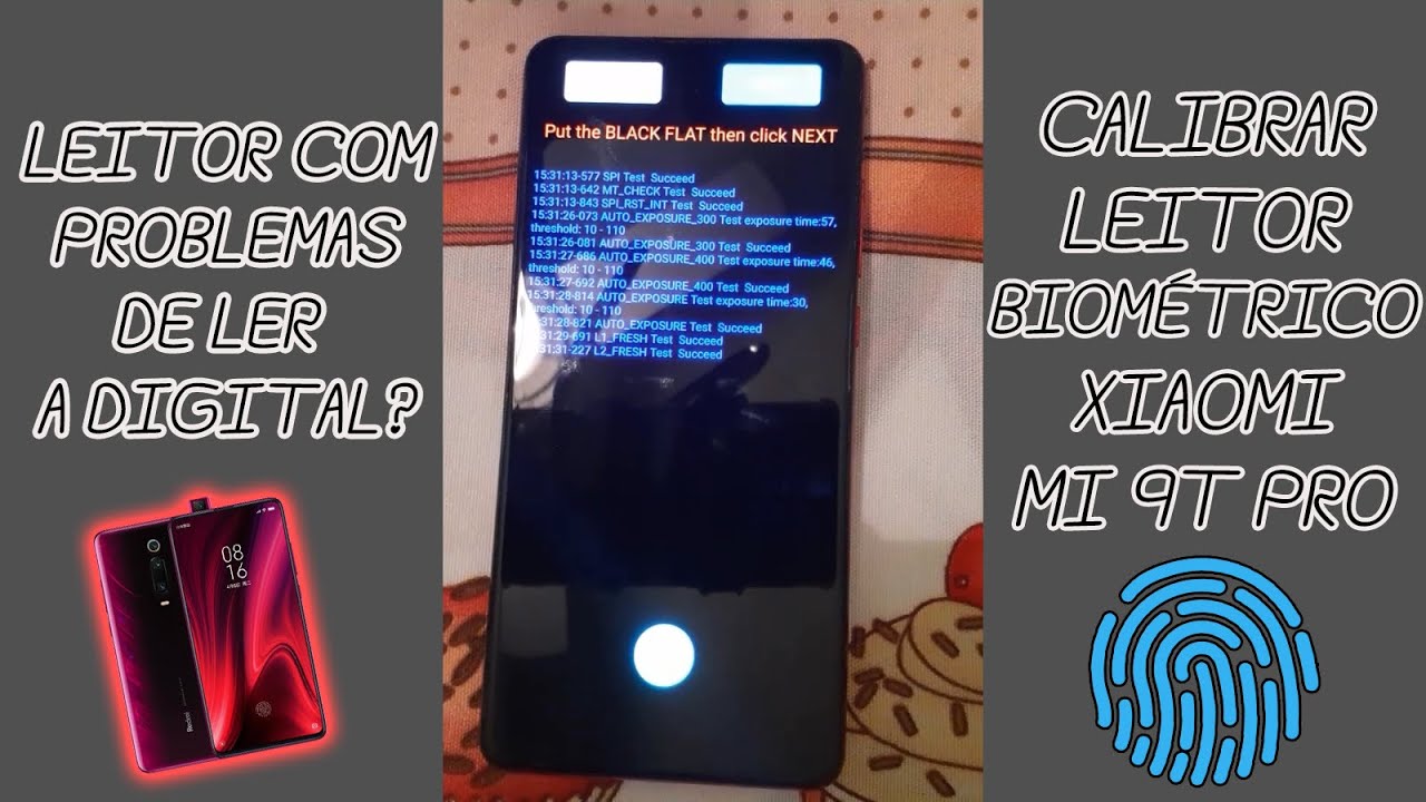 CALIBRAR LEITOR BIOMÉTRICO XIAOMI MI 9T PRO