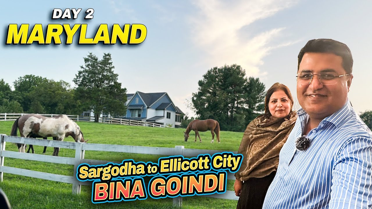 Maryland me Sargodha family se mulakat 🇺🇸 | BINA GOINDI Ka Khoobsoort Ghar 🏡