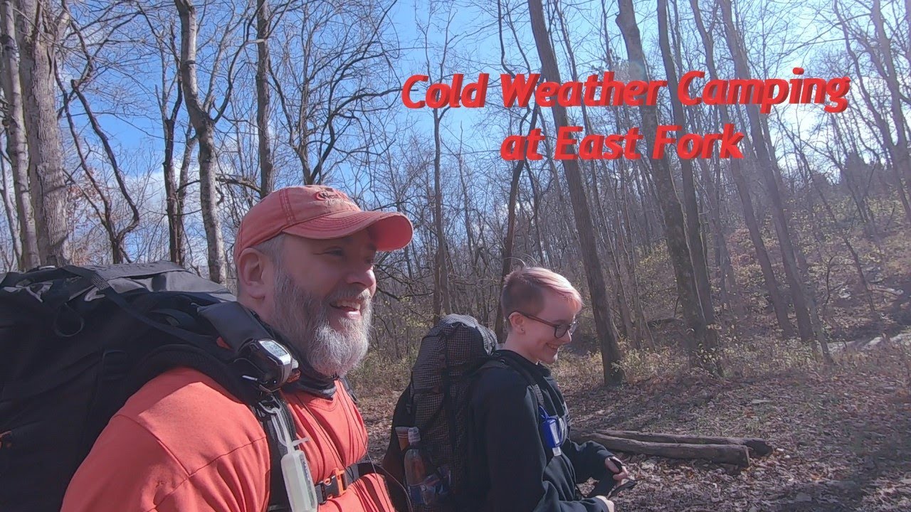 Cold Weather Backpacking at East Fork State Park Day 1