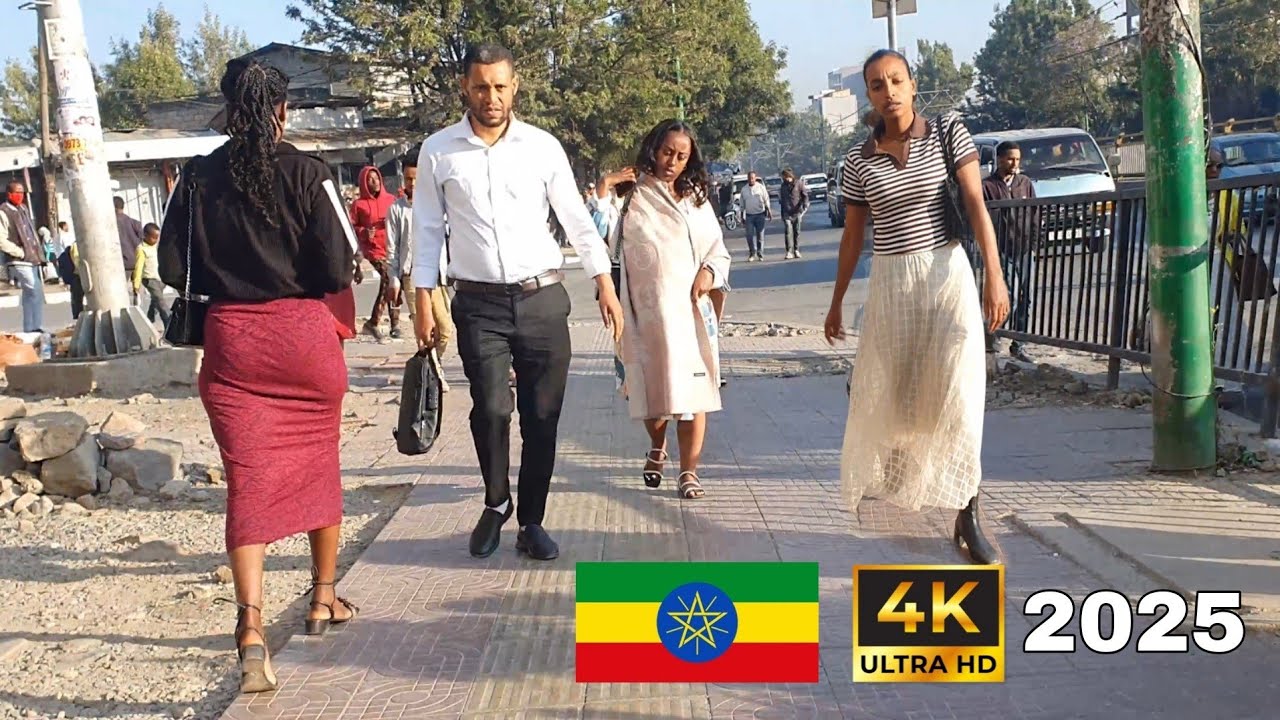 Beautiful Ethiopia , 🇪🇹 Addis Ababa walking Tour 2025