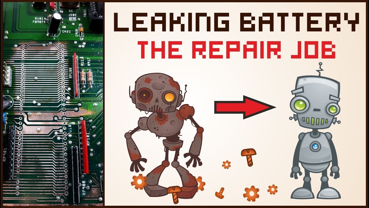 Retro Repair - Repairing a leaked battery in the Amiga 2000 - The Repair Job - Part 2