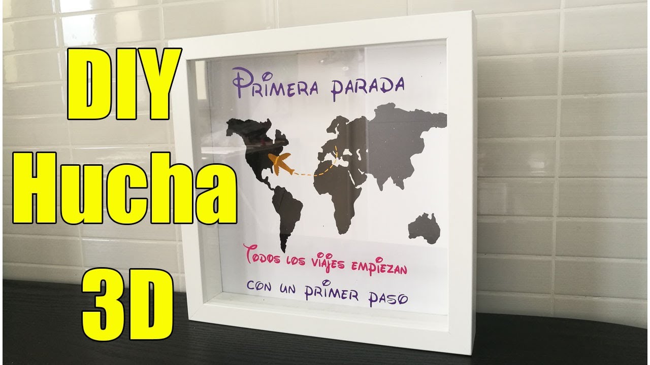 ✅Como hacer una hucha o alcancía transparente estilo tumblr rapido DIY