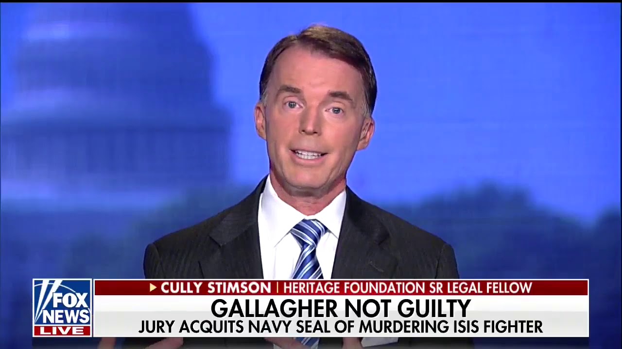 Cully Stimson: An Experienced Prosecutor Would Not Have Brought a Case Against Eddie Gallagher