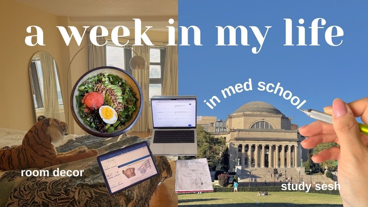 a week in my life in med school | new nyc room decor, trader joe's, club fair