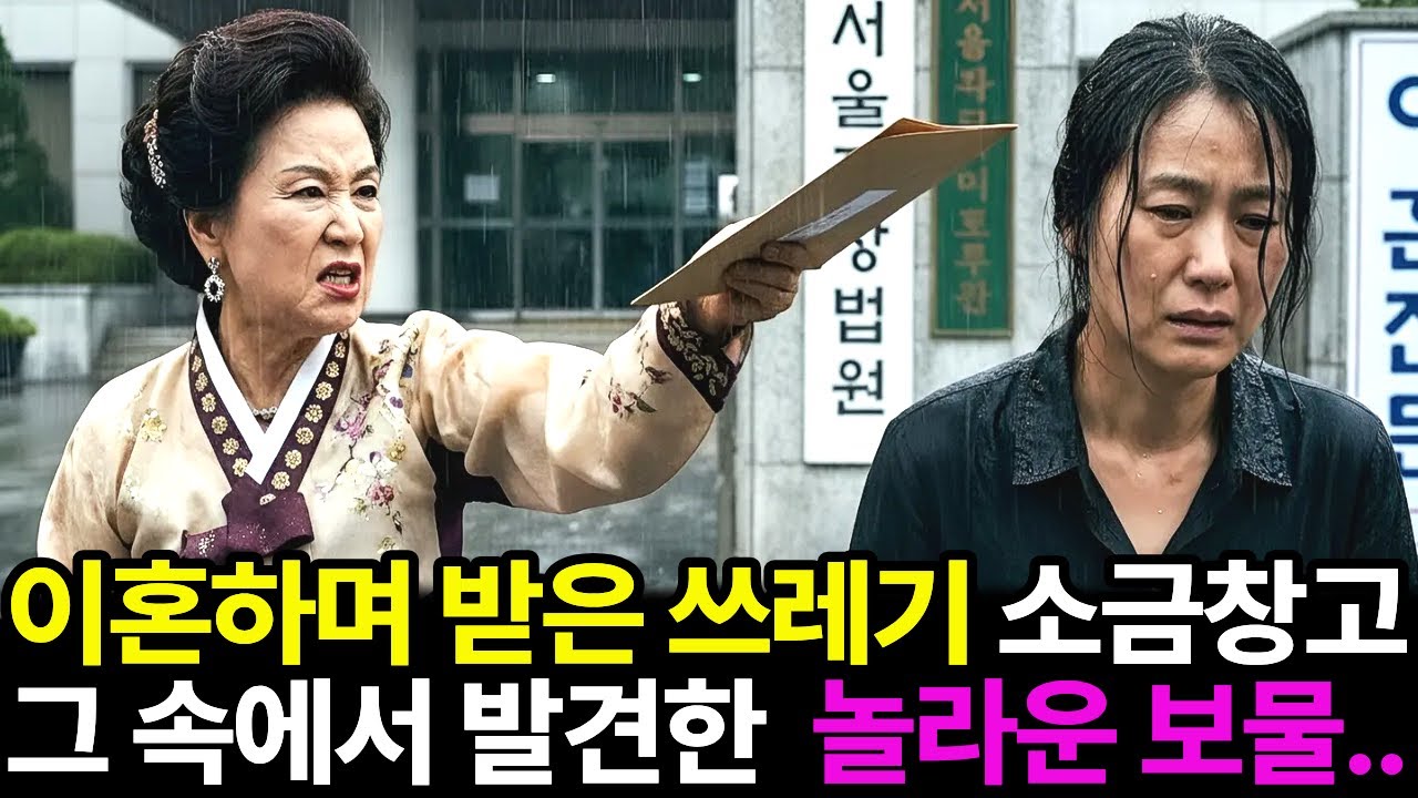 이혼하며 받은 쓰레기 소금 창고 그 속에서 발견한 놀라운 보물..!