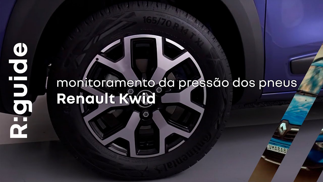 informações sobre o monitoramento da pressão dos pneus | Renault Kwid
