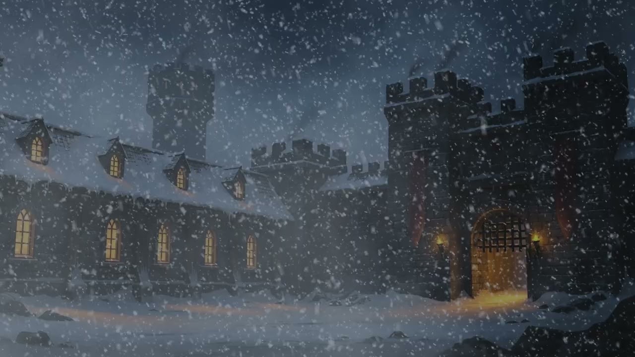 The Perfect Storm: Isolated Winter Hideaway Howling Blizzard Sounds Heavy Snowfall ASMR Ambience