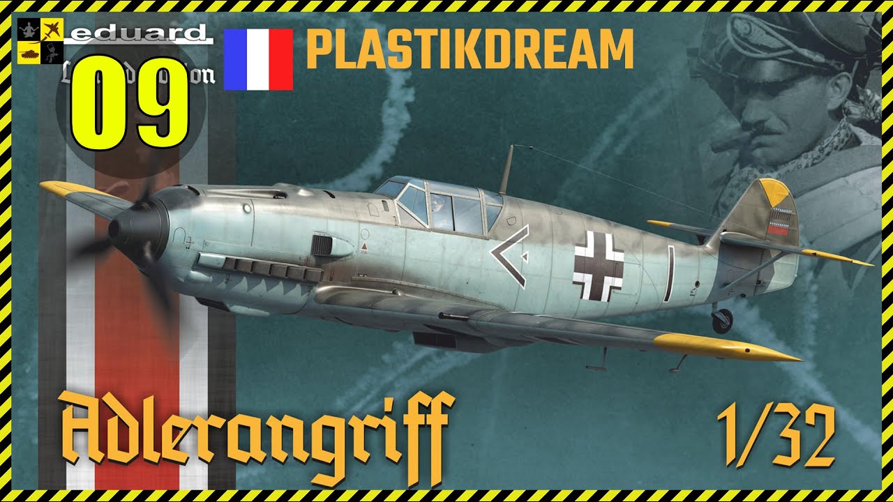 ✅PLASTIKDREAM: Peinture Bf-109 E Eduard 1/32 Partie 9