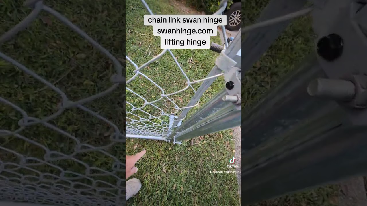 chain link swan hinge @fence swanhinge.com