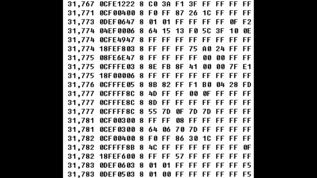 How to interpret CAN bus data with can2sky.com cloud decoder.  Part1
