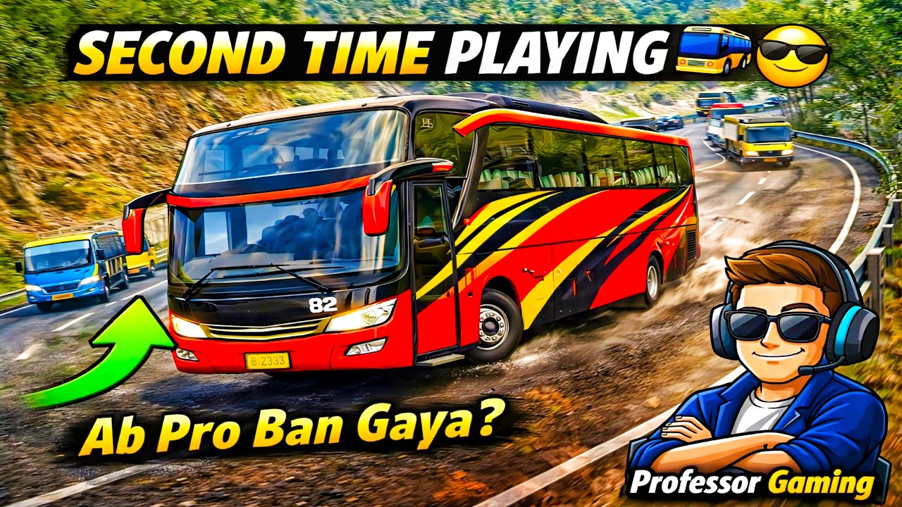 Bus Simulator Part-2 Control Perfect 🔥 | Full Gameplay 🎮 | Professor Gaming 👹