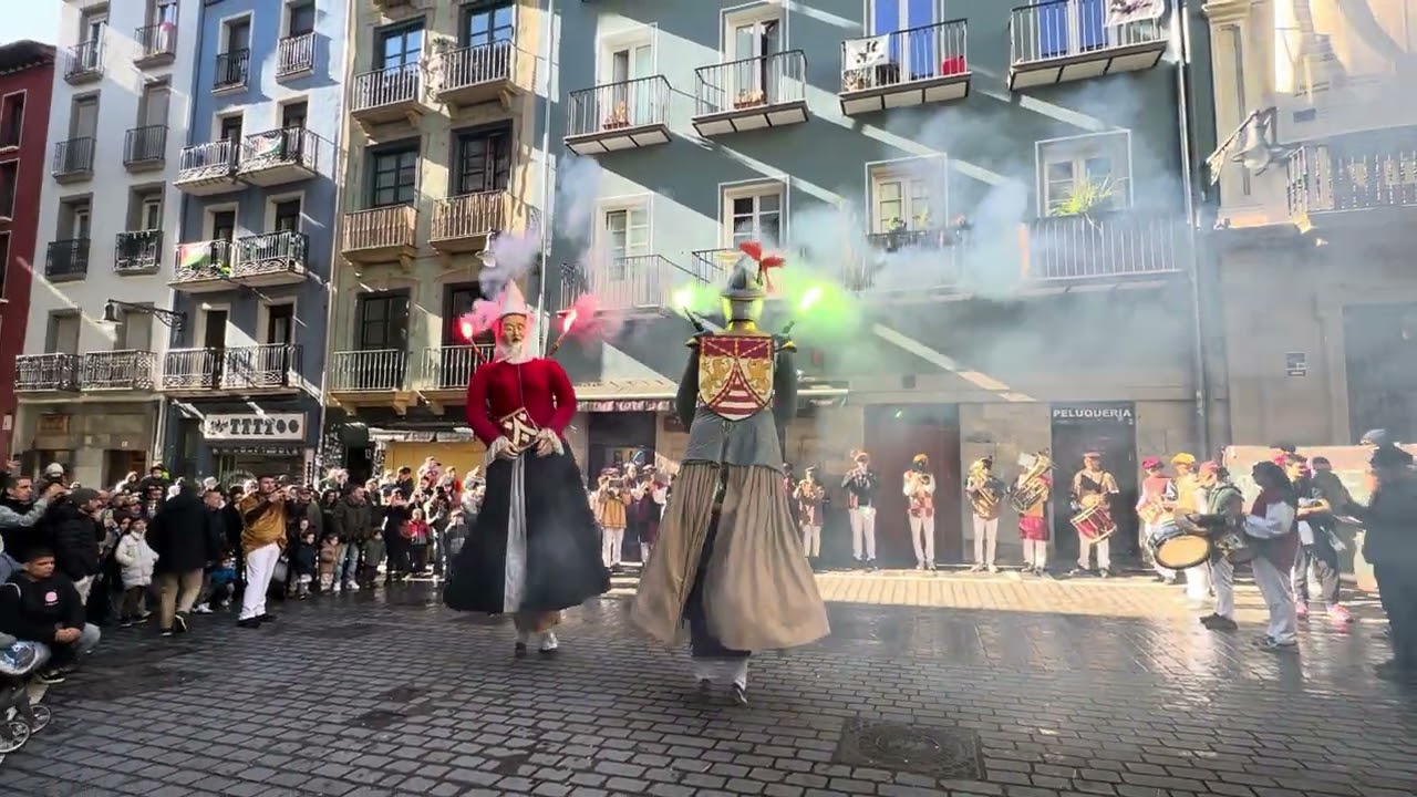 Gigantes de fuego Pamplona 