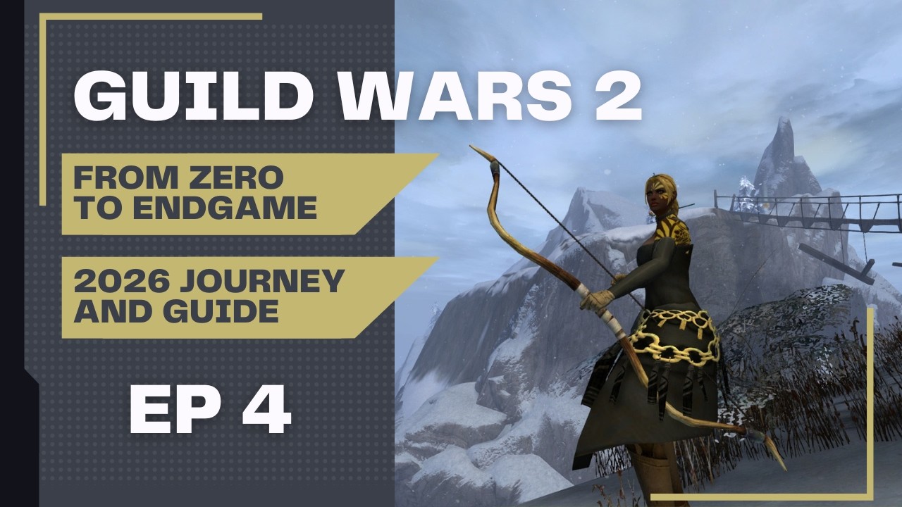 Guild wars 2 - Zero to endgame Ep4 | First Ley-Line Anomaly, Expired Raptor and Homestead Gathering