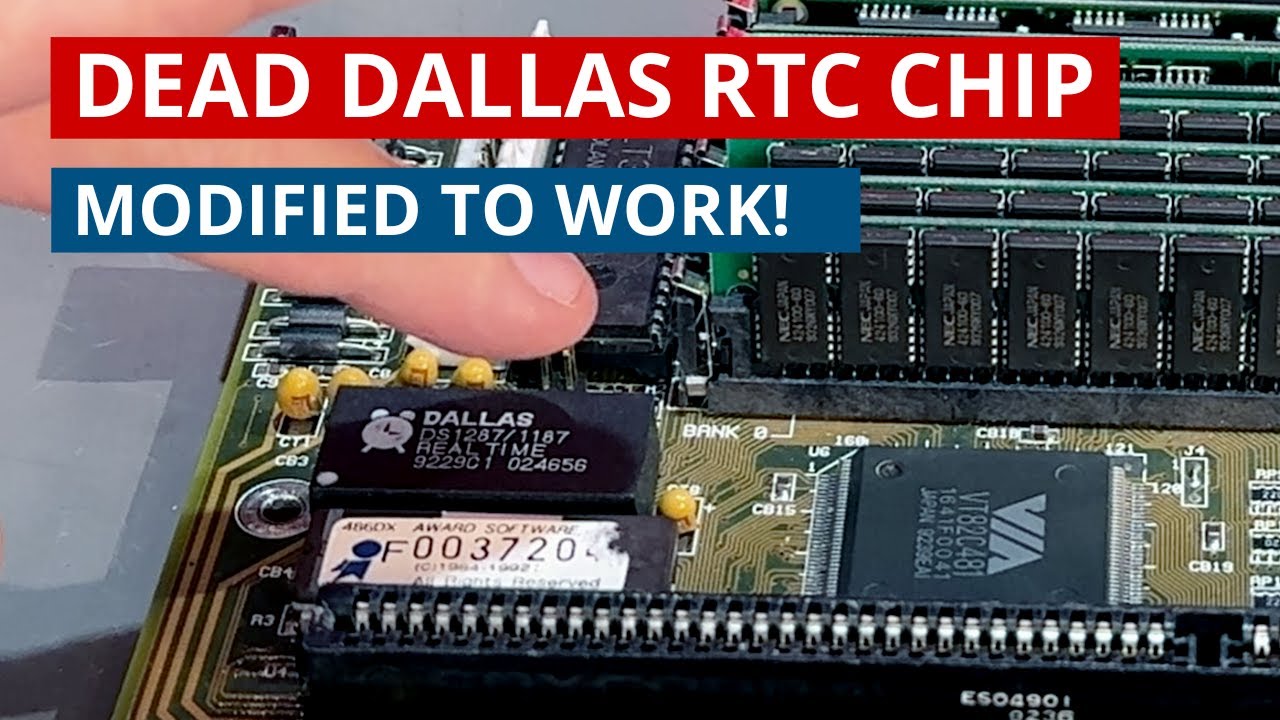 Как заставить старый и неработающий чип часов реального времени Dallas RTC снова работать
