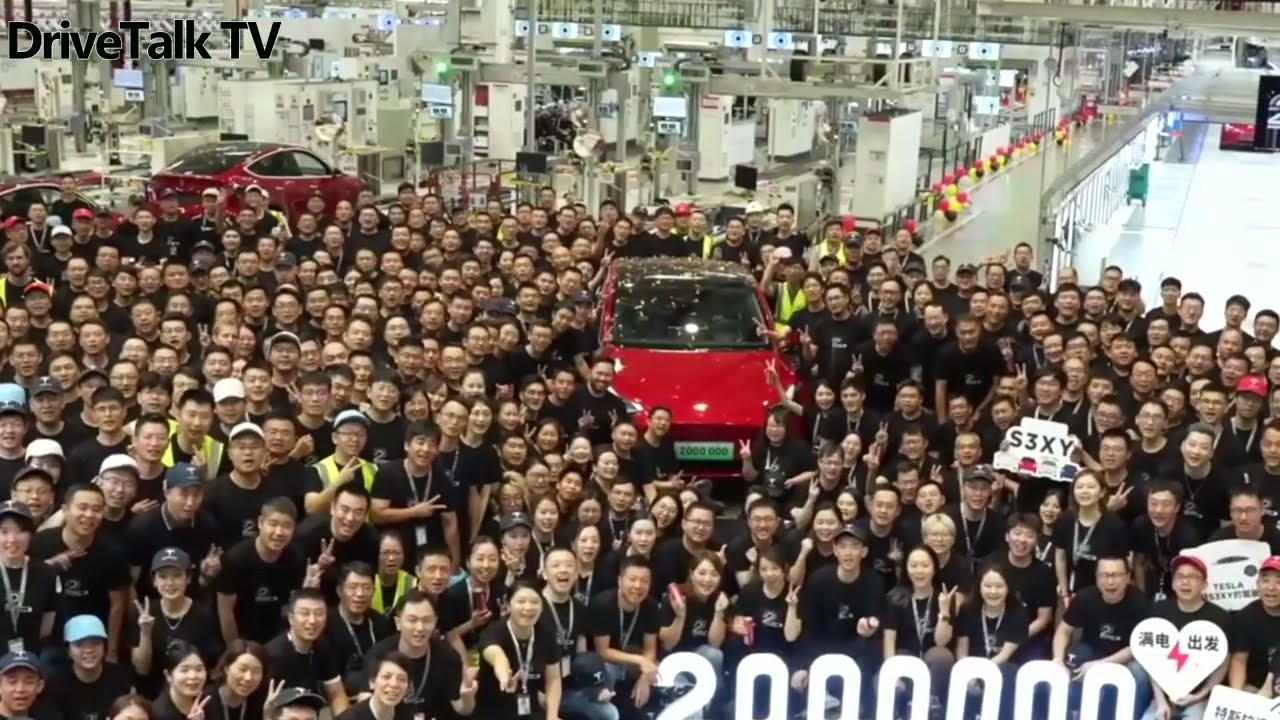 Tesla's Milestone Achievement 2 Million Electric Cars from Shanghai Plant!
