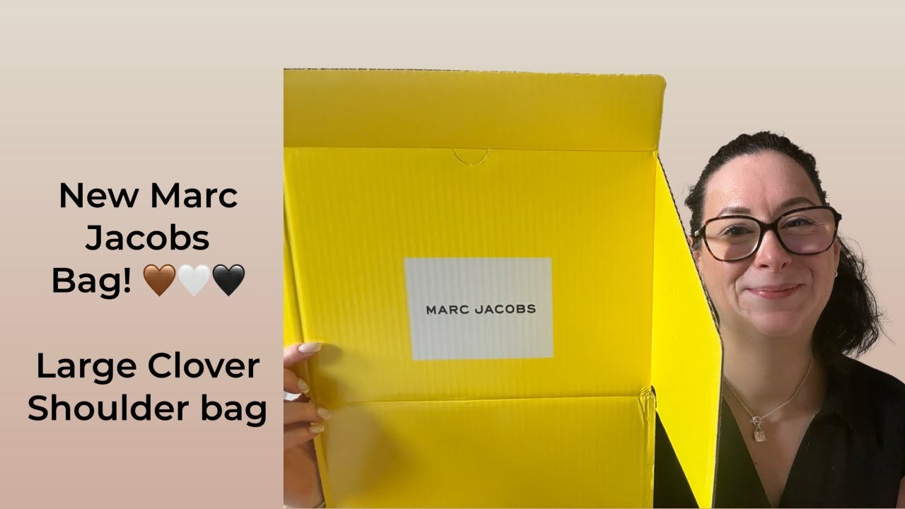 New Marc Jacobs Bag! | Large Clover Shoulder Bag 🤎🤍🖤