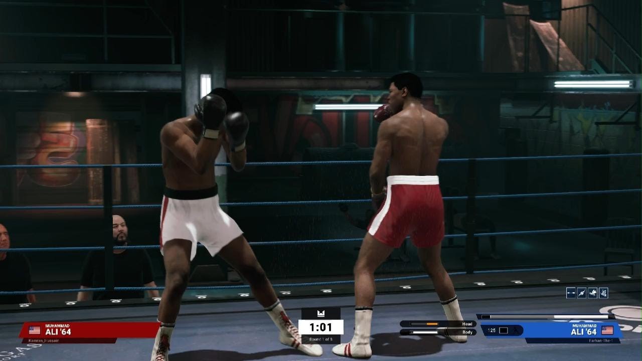 Undisputed- Digging in the body shots!