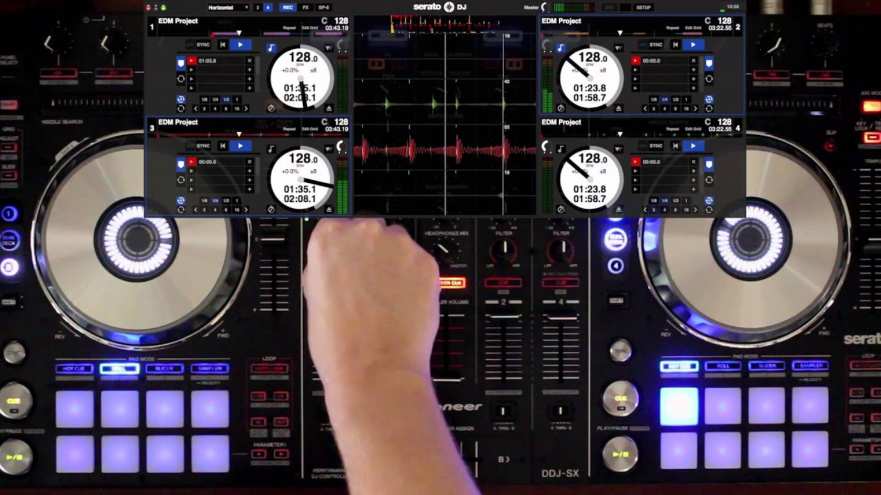 Pioneer DDJ-SX 4 Deck Mix Serato - STYLE - HD