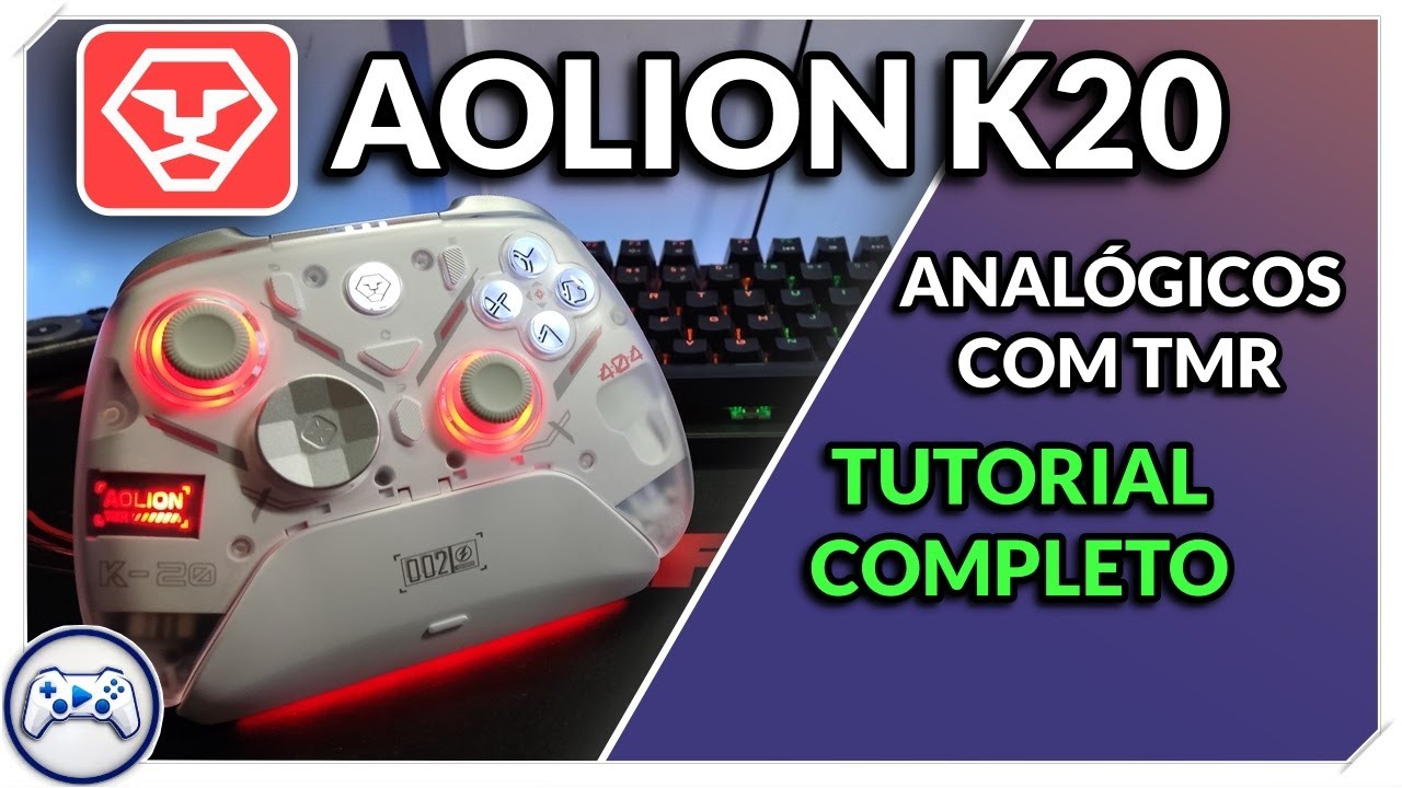 AOLION K20 Melhor Controle Custo-Benefício para o Seu PC | Controle TOP Com Várias Funções | AOLION
