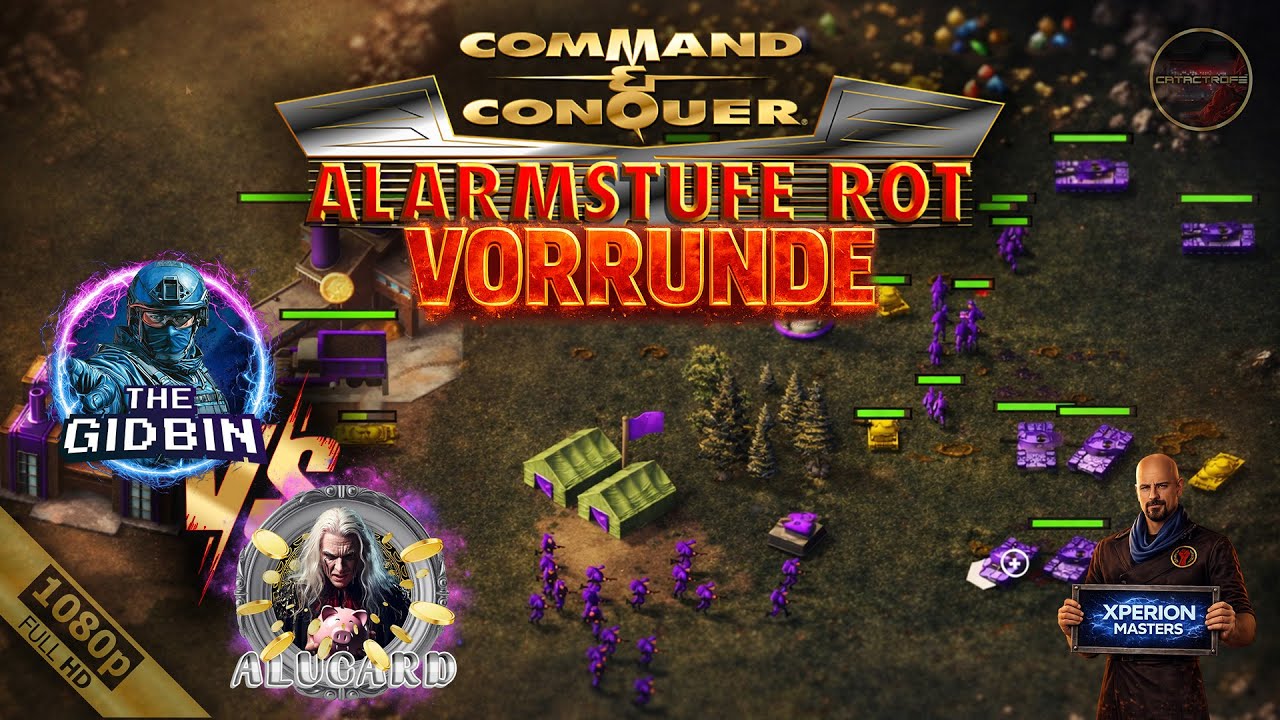 🚨 THE GIDBIN vs CCLP|ALUCARD1982 – ALLIIERTE VS ALLIIERTE🚨C&C RED ALERT XP MASTERS   @XPERION_DE