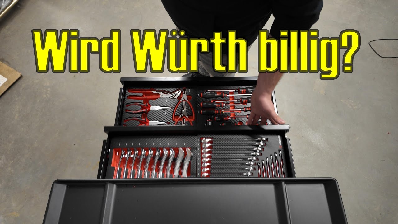 Profi-Würth Werkstattwagen unter 1000€? Limited Edition im Überblick