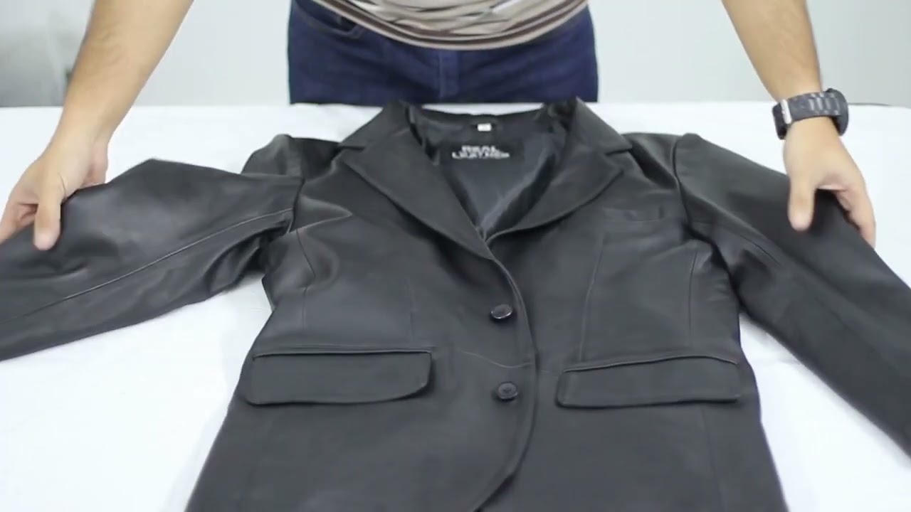 Unboxing a 200$ Leather Blazer | Womens Leather Blazer | Fjacket