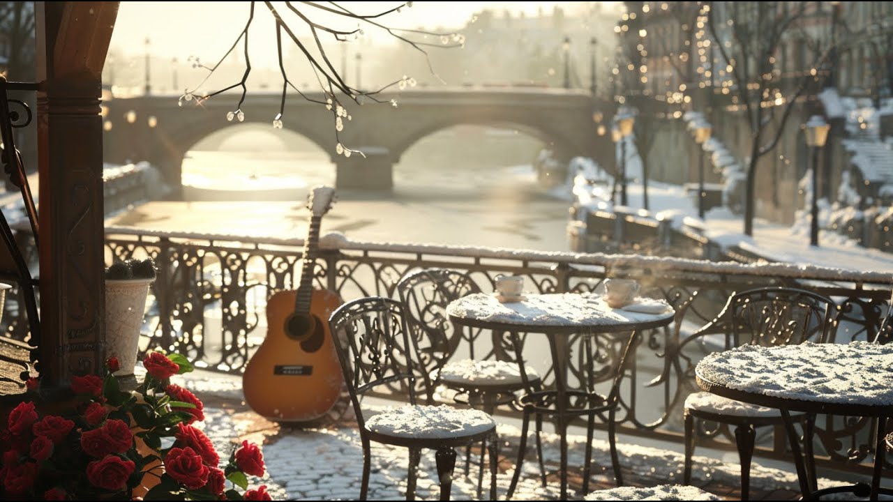 Frozen Morning Café Jazz – Warm Guitar & Piano to Start Your Day