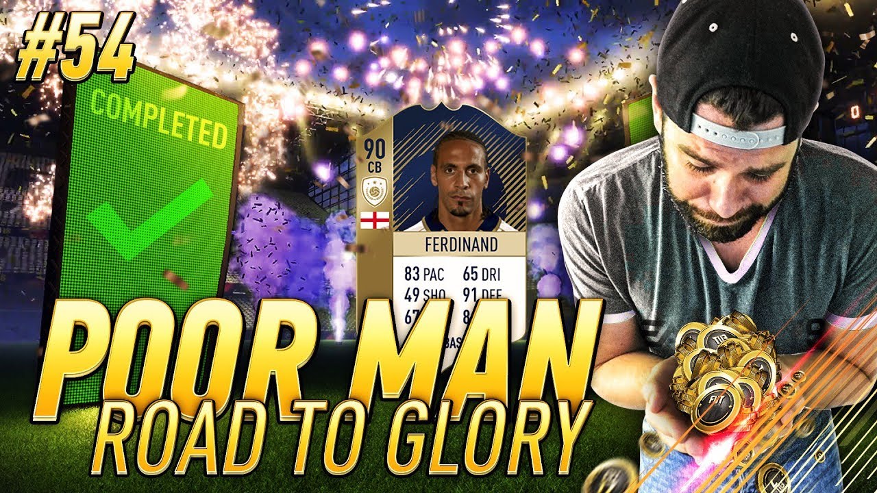 COMPLETED PRIME 90 ICON FERDINAND FOR CHEAP - Poor Man RTG #54 - FIFA 18 Ultimate Team