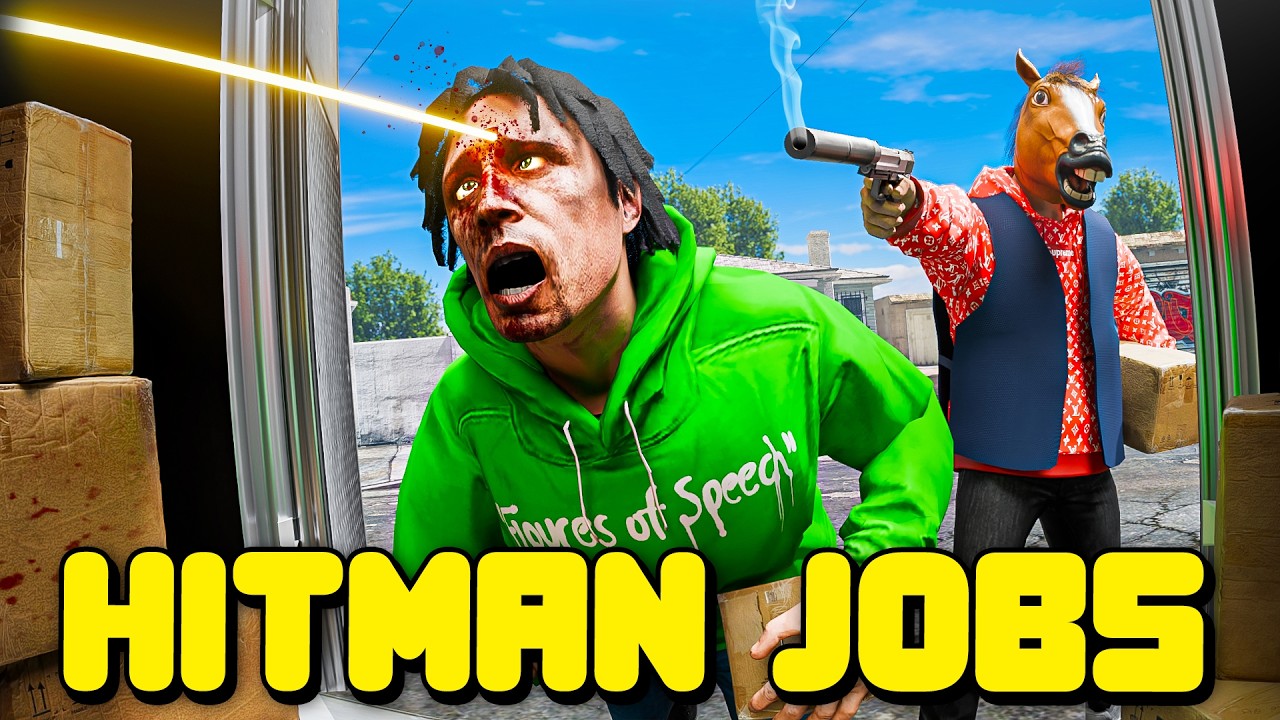 Выполняю заказы наемного убийцы под прикрытием в GTA 5 RP