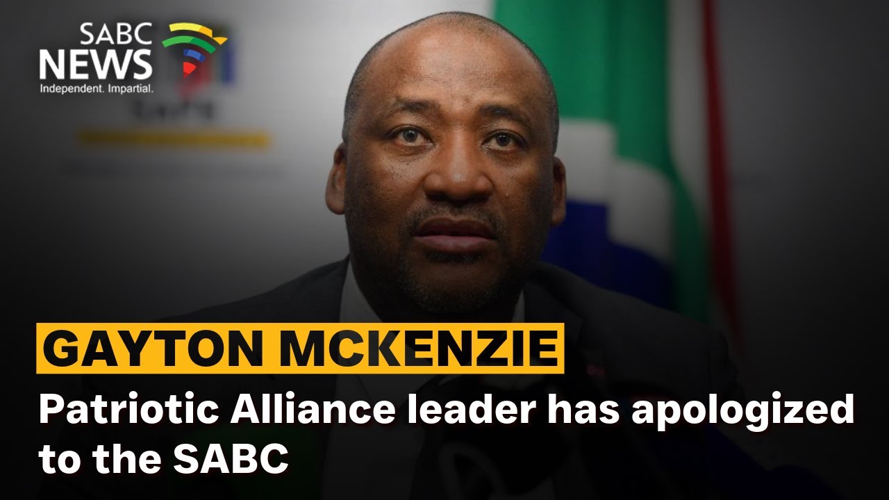 Gayton Mckenzie apologises to the SABC