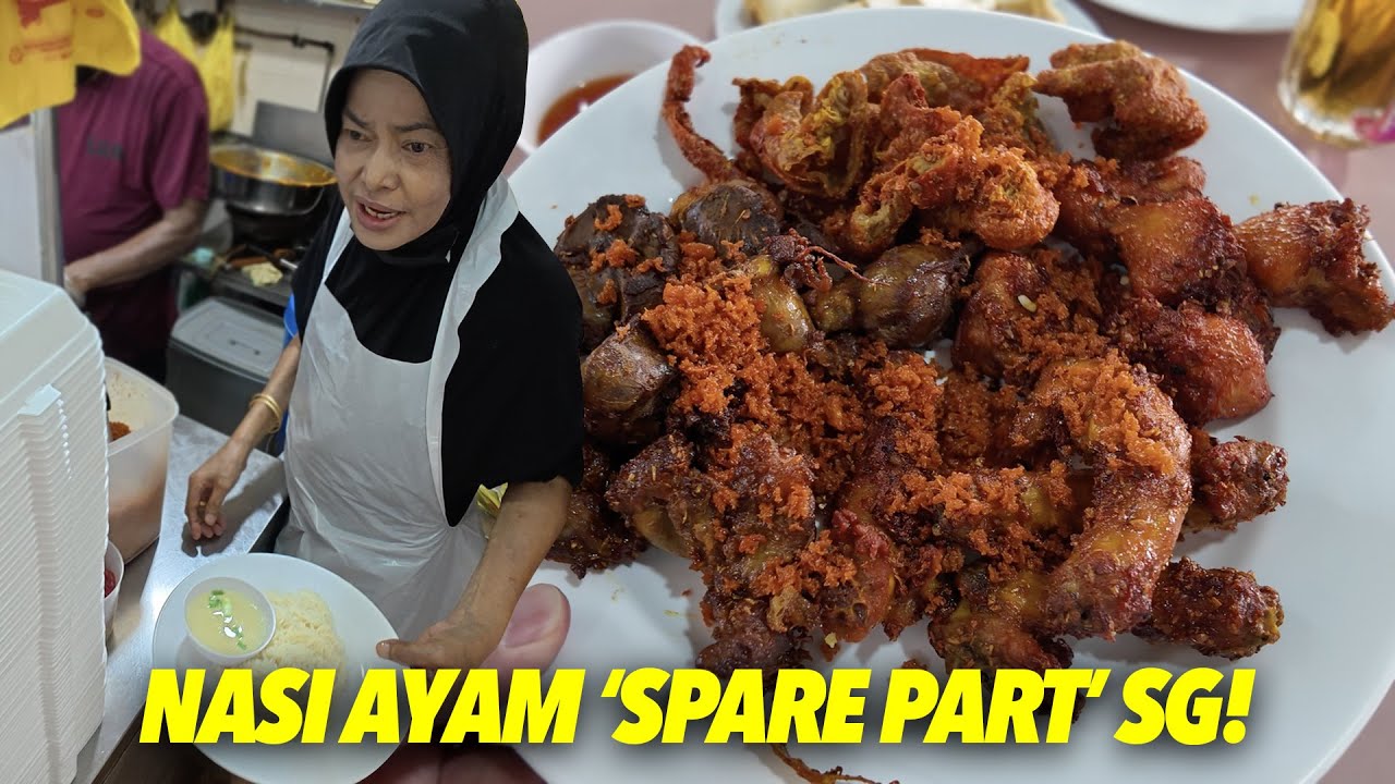 Tak Sangka Ramai Peminat Nasi Ayam 'Spare Part' Di Singapura!